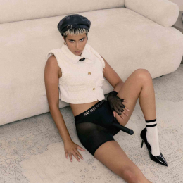 Шорти з фіксацією ділдо Strap-On-Me Harness Lingerie Halo - M - Black - - фото №8