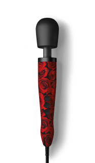Вібромасажер DOXY Original ROSE PATTERN, дуже потужний, живлення 220В, пульсівні вібрації - - фото №2