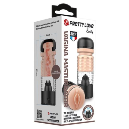 Мастурбатор з вібрацією Pretty Love Emily Vagina Masturbator - фото