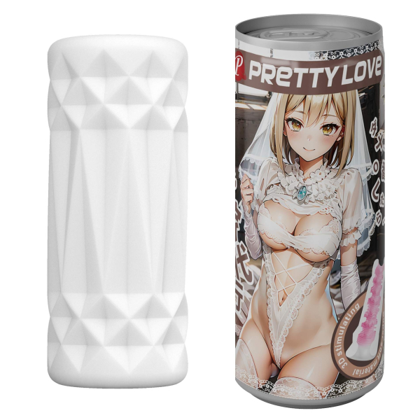 Мастурбатор Pretty Love Pop-Top Can Masturbator White - фото