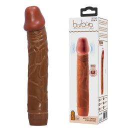 Вібратор Barbara Bob Vibrator 8,8" Brown - фото