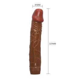 Вібратор Barbara Bob Vibrator 8,8" Brown - - фото №4