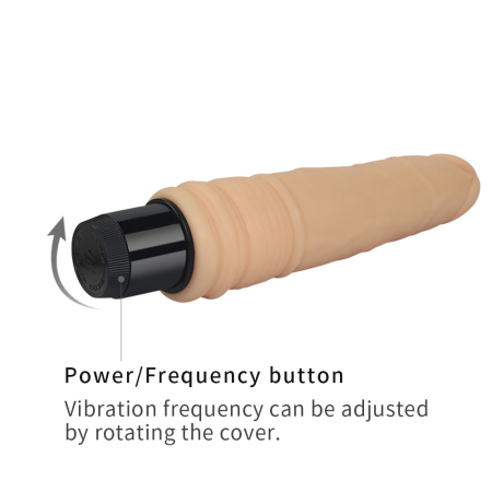 Реалістичний вібратор Xtreme Feel Vibrator Flesh 7.5" - фото №6