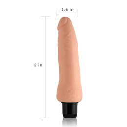 Реалістичний вібратор Xtreme Feel Vibrator Flesh 8" - - фото №5
