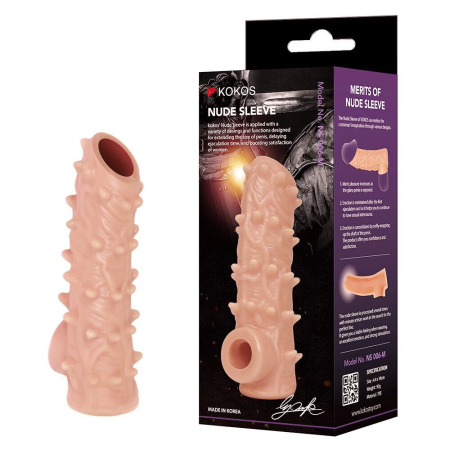 Насадка на член Kokos Nude Sleeve NS 006 L - фото №2