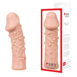 Насадка на член Kokos Extreme Sleeve ES.06 розмір S, потовщувальна, стимулюючий рельєф - - фото №3