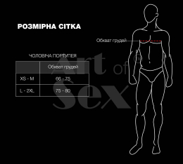 Чоловіча портупея Art of Sex - Spartacus, екошкіра, колір білий, розмір L-2XL - - фото №4