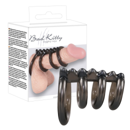 Эрекционное кольцо Bad Kitty Cockring 