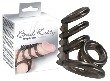Ерекційне кільце Bad Kitty Cock Ring 3 - фото