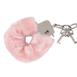 Наручники HandschellenLove Cuffs з рожевим хутром металеві - - фото №3