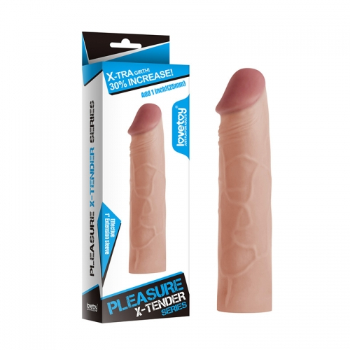 Насадка Pleasure X-Tender Penis Sleeve Flesh #1 - фото