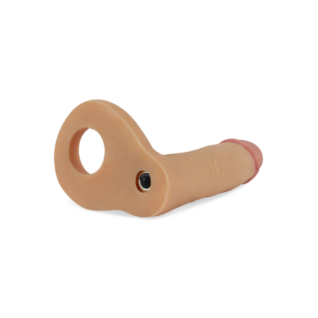 Насадка для подвійного проникнення із вібрацією The Ultra Soft Double Vibrating 5.8" - фото №4