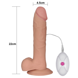 Вібратор The Ultra Soft Dude Vibrating Flesh 375 - - фото №2