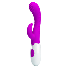 Вібратор із кліторальним стимулятором Pretty Love Arthur Vibrator Purple - - фото №6