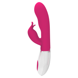 Вібратор із кліторальним стимулятором Pretty Love Felix Vibrator Pink - - фото №5