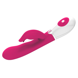 Вібратор із кліторальним стимулятором Pretty Love Felix Vibrator Pink - - фото №6