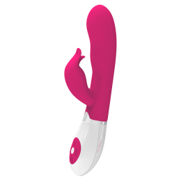 Вібратор із кліторальним стимулятором Pretty Love Felix Vibrator Pink - - фото №7
