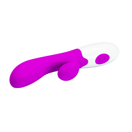 Вибратор с клиторальным стимулятором Pretty Love Alvis Vibrator Purple №8