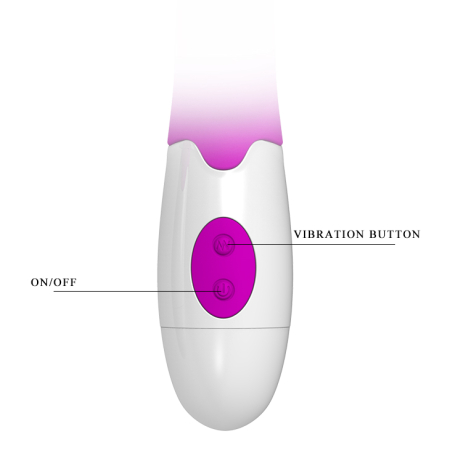 Вибратор с клиторальным стимулятором Pretty Love Andre Vibrator №4