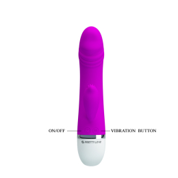 Вібратор із кліторальним стимулятором Pretty Love David Vibrator - - фото №4