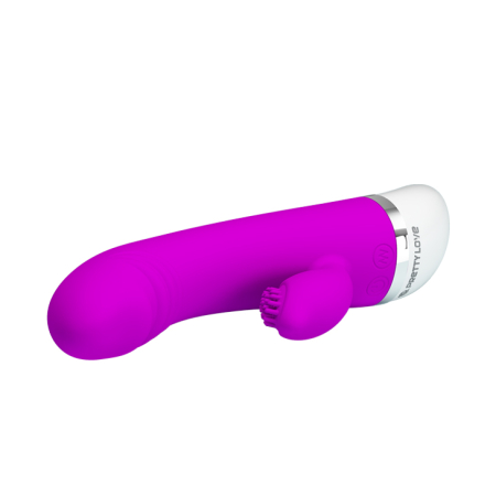 Вібратор із кліторальним стимулятором Pretty Love David Vibrator - фото №7