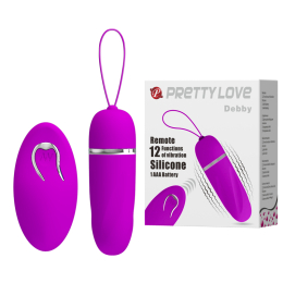 Віброяйце Pretty Love Debby Remote Egg Pink - фото