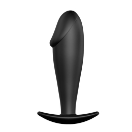 Анальний затор Pretty Love Anal Butt Plug Penis Shaped Black - - фото №3