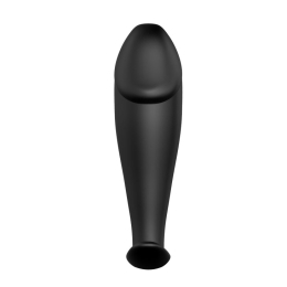 Анальний затор Pretty Love Anal Butt Plug Penis Shaped Black - - фото №4
