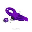 Эрекционное кольцо с вибрацией Pretty Love Vibro Penis Ring Purple №5