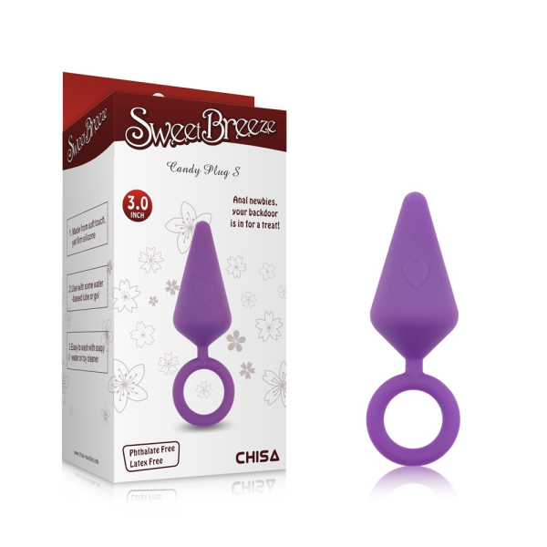 Анальний корок Sweet Breeze Candy Plug S Purple - фото