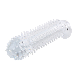 Насадка SuperMe Nubby Sleeve Clear - - фото №4