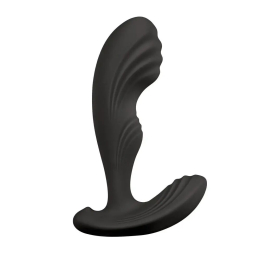 Вібромасажер простати S Pleasures Premium Cozy, чорний, з рельєфною головкою, 10 режимів - - фото №2