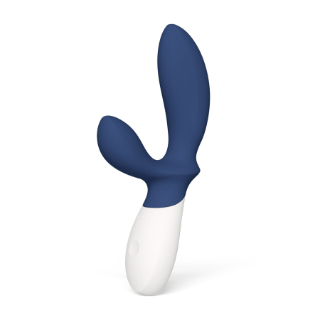 Масажер простати LELO Loki Wave 2 Base Blue, 2 мотори, манливий рух + вібрація - фото