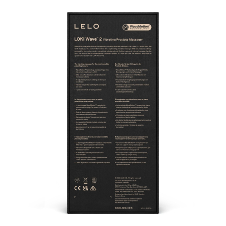 Масажер простати LELO Loki Wave 2 Base Blue, 2 мотори, манливий рух + вібрація - фото №5