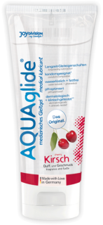Лубрикант на водній основі AQUAglide Cherry (вишня) 100 мл - фото