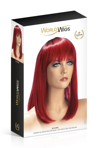 Перука World Wigs ELVIRA MID-LENGTH TWO-TONE RED №2