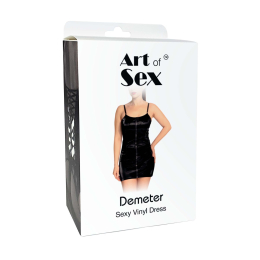 Лакована сукня Art of Sex - Demeter, колір чорний, розмір XL - - фото №3