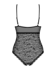 Мереживне боді з доступом Obsessive 818-TED-1 teddy XS/S, чорне - фото №6