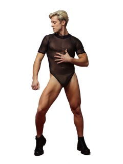 Чоловіче сітчасте боді D&A, L, короткий рукав - фото