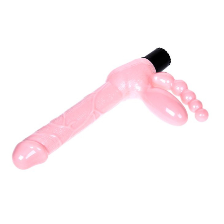 Страпон безременевий з вібрацією Super Strapless Dildo - фото №5