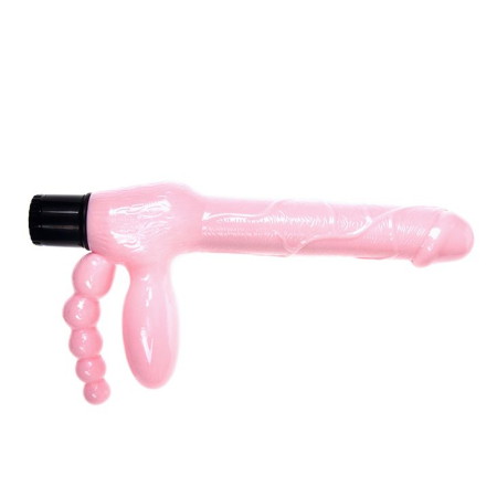 Страпон безременевий з вібрацією Super Strapless Dildo - фото №6