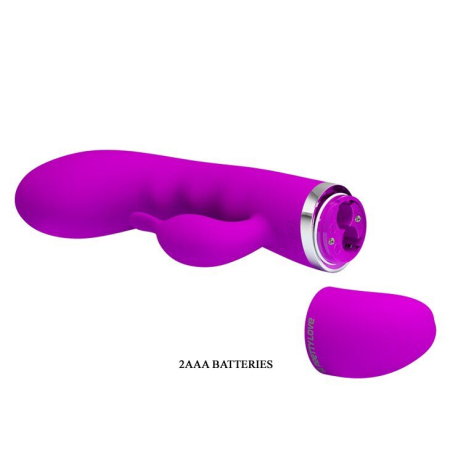 Вибратор с клиторальным стимулятором Pretty Love Hilda vibrator №3