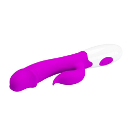 Вібратор із кліторальним стимулятором Pretty Love PETER Vibrator Purple - - фото №7