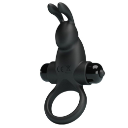 Эрекционное кольцо Pretty Love Vibrant penis ring I Black - №2