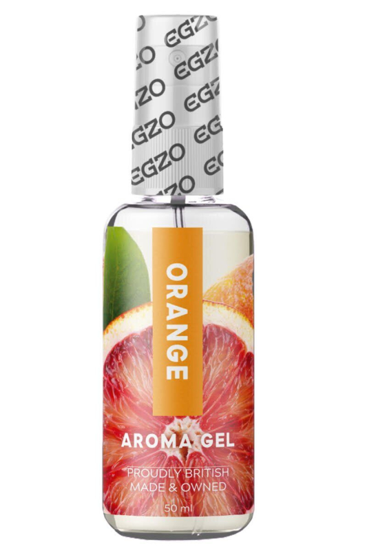Їстівний лубрикант EGZO AROMA GEL Orange (апельсин), 50 мл - фото