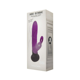 Вібратор з обертанням стовбура Adrien Lastic Mini Bonnie з петелькою для пальчика - №5