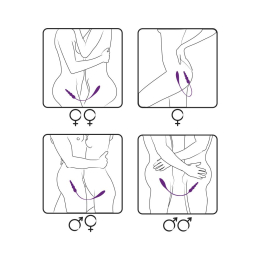 Вібратор двосторонній Adrien Lastic AD-2X з пультом LRS - - фото №6