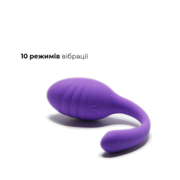 Віброяйце зі стимулятором клітора Adrien Lastic Smart Dream II з пультом LRS, можна під одяг - - фото №3