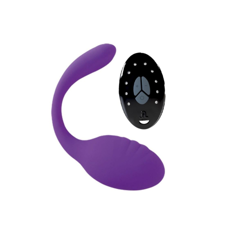 Віброяйце зі стимулятором клітора Adrien Lastic Smart Dream II з пультом LRS, можна під одяг - фото