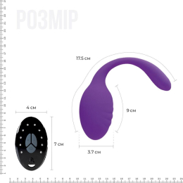 Віброяйце зі стимулятором клітора Adrien Lastic Smart Dream II з пультом LRS, можна під одяг - - фото №2